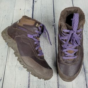 MERRELL | leather lace-up high top hiking outdoor boots